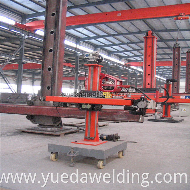 Yueda mig welding column and boom /pipe welding manipulator arm